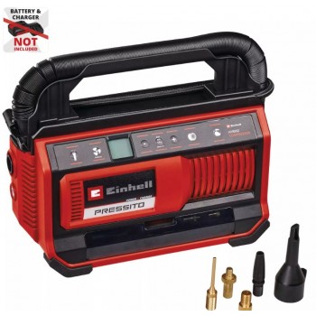 COMPRESSOR EINHELL HYBRID CORRENTE ELÉCTRICA E BATERIA